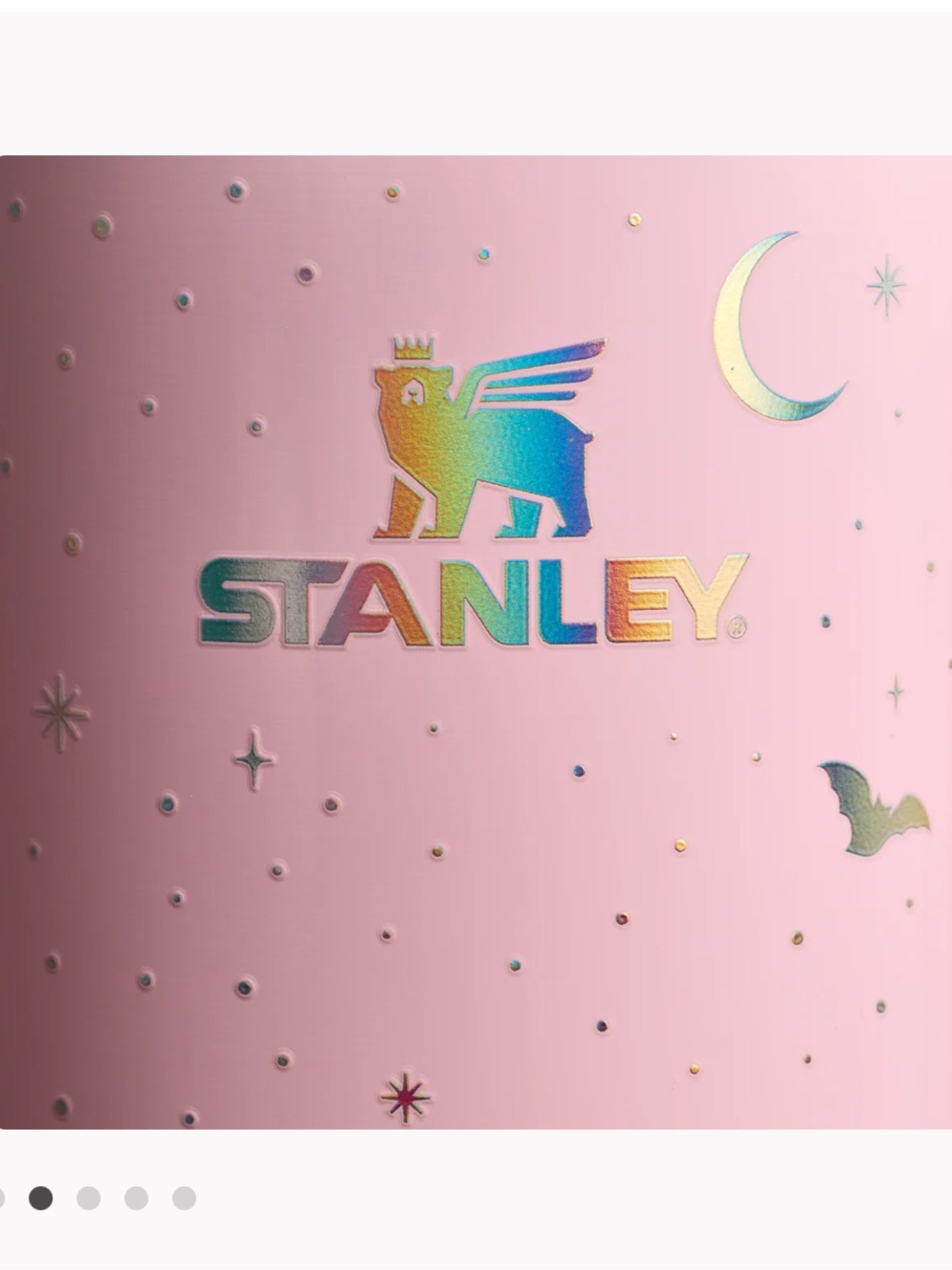 Stanley Spellcast Pink Insulated Travel Mug 40oz Handle Halloween bags 🎃 🦇 - Picture 3 of 4